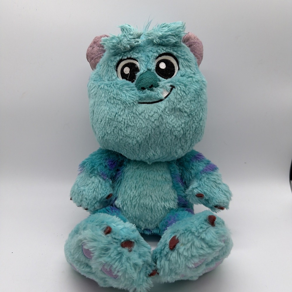DISNEY PARKS Baby Sulley Plush Monsters Inc 10" Seated Big Feet Collection Sully
